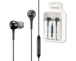 Fülhallgató vezetékes Samsung EO-IG935 (EO-IG935BBEGWW) (3.5 mm jack, felvevő gomb, hangerő szabályzó) fekete stereo headset